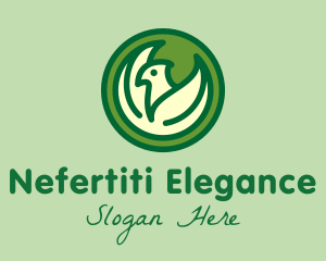 Elegant Bird Wings  logo design