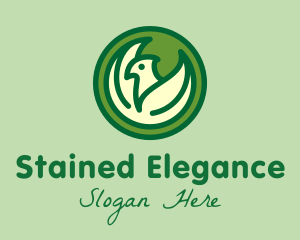 Elegant Bird Wings  logo design