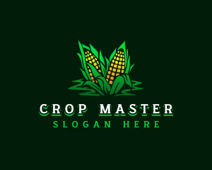 Organic Corn Agriculture logo design