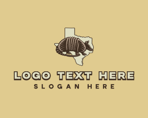 Texas - Texas Wildlife Armadillo logo design