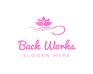 Lotus Body Spa logo design