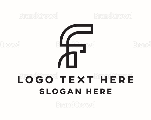 Architecture Construction Letter F Logo | BrandCrowd Logo Maker