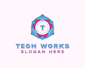 Tech Software App logo design