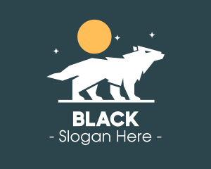 Endangered Species - Night Wolf Howl logo design