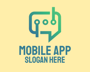 Modern Messaging Software logo design