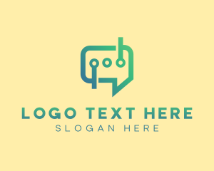 Modern Messaging Software logo design