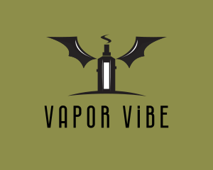 Vaporizer - Vape Bat Wings logo design