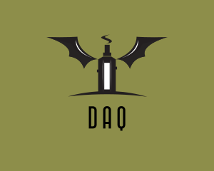 Cigarette - Vape Bat Wings logo design