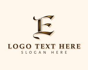 Calligrapher - Elegant Antique Company logo design