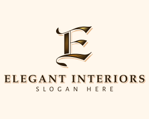 Elegant Antique Company logo design