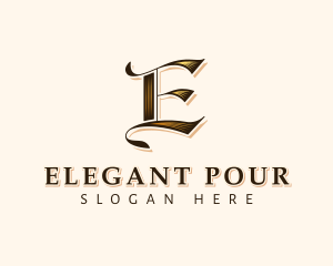 Elegant Antique Company logo design