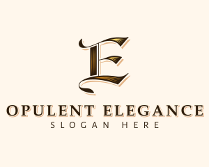 Baroque - Elegant Antique Company logo design
