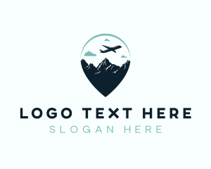 Travel Blogger - Location Pin Traveler logo design