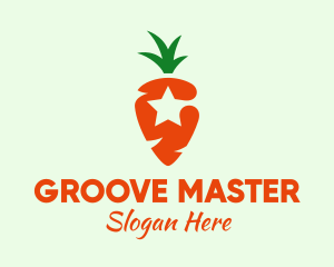 Farmers Market - Star Carrot Grower logo design