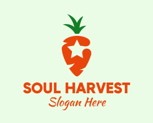 Star Carrot Grower logo design