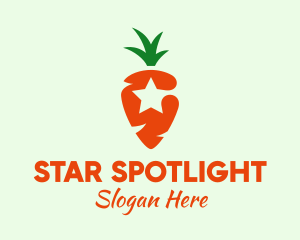 Star Carrot Grower logo design