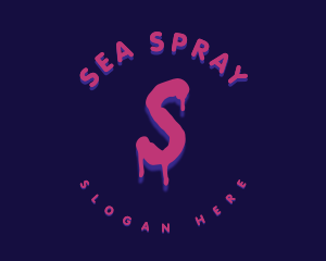 Neon Spray Paint logo design