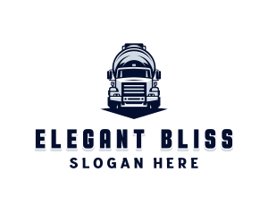 Heavy Equipment - Concrete Mixer Truck Construction logo design