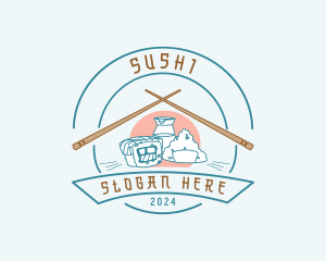 Chopsticks Sushi Restaurant logo design