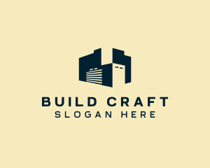 Warehouse Garage Building logo design