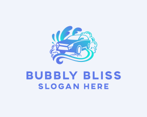 Bubbles Splash Car Wash logo design