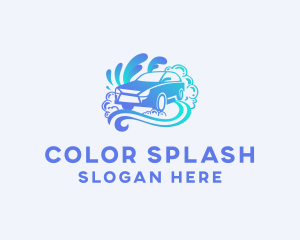 Bubbles Splash Car Wash logo design