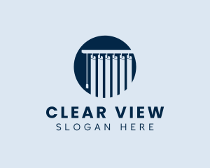 Blinds Window Cleaning logo design