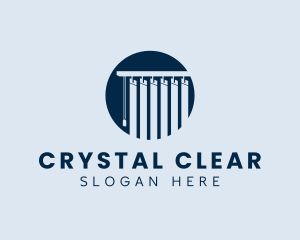 Window Cleaning - Blinds Window Cleaning logo design