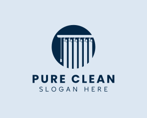 Blinds Window Cleaning logo design