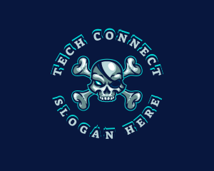Streamer - Pirate Skull Gaming logo design