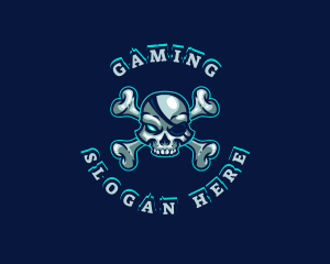 Pirate Skull Gaming logo design