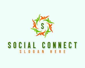 People Community Group logo design