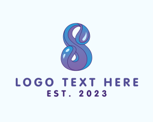 Liquid Blob - Aqua Water Letter S logo design