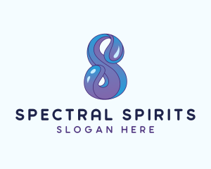 Aqua Water Letter S logo design