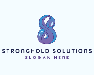 Aqua Water Letter S logo design