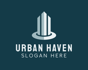 Modern Building Real Estate logo design