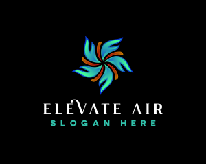 Air Cool Ventilation logo design