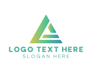 Gradient - Startup Tech Letter A logo design