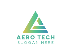 Startup Tech Letter A logo design