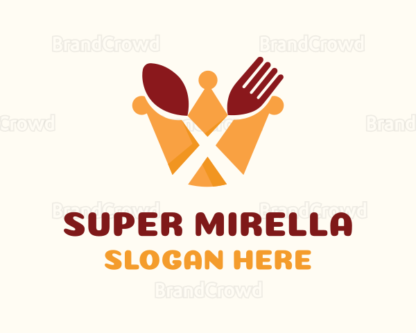 Crown Restaurant Spoon & Fork Logo