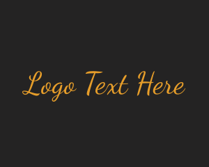 Cursive - Luxury Cursive Script logo design