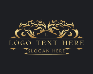 Stylists - Ornamental Wreath  Decorative logo design