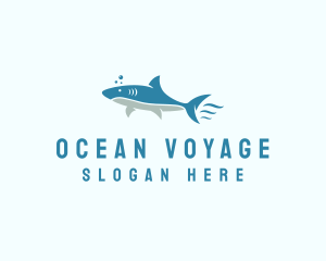 Ocean Shark Aquarium  logo design