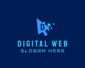 Web - Digital Web Cursor logo design