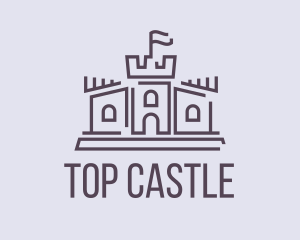 Castle Line Art logo design