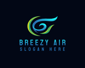 Air Cooling HVAC logo design