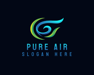 Air Cooling HVAC logo design