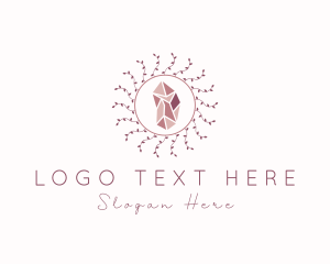 Crystal Gem Wreath Logo