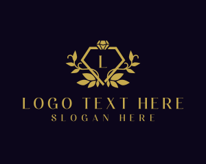 Luxury Ornamental Diamond  logo design
