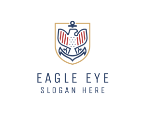 American Eagle Anchor logo design